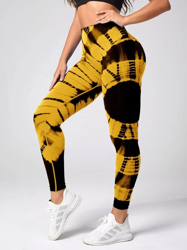 Yellow yoga leggings sold by 100 Spartans