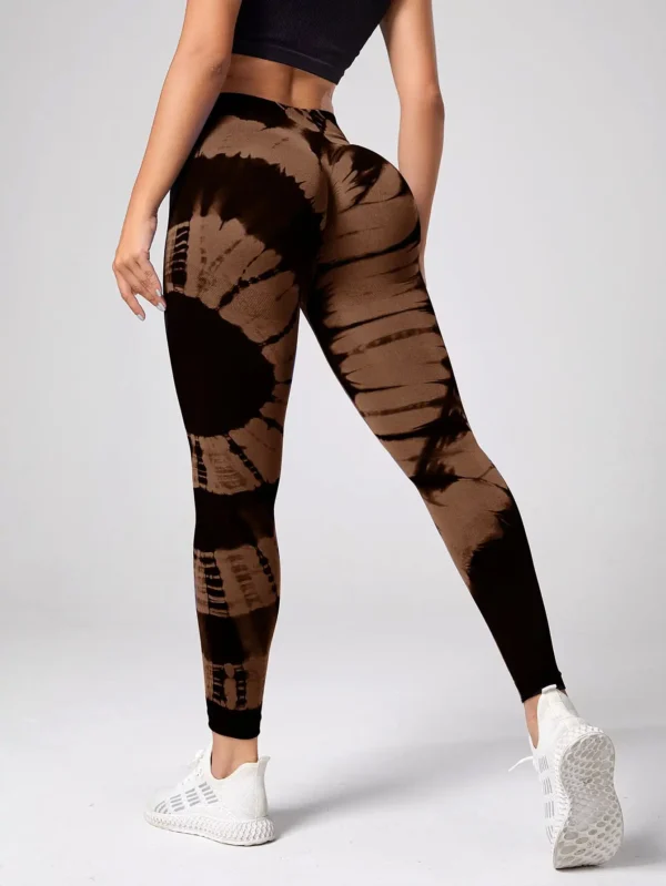 Brown yoga leggings sold by 100 Spartans