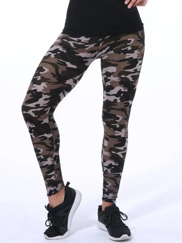 Brown camouflage Leggings sold by 100 Spartans