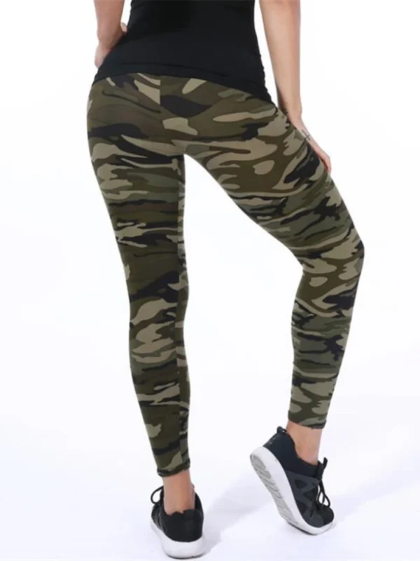 Green camouflage Leggings sold by 100 Spartans