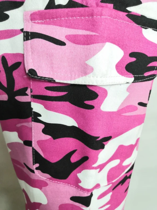 Pink camouflage joggers sold by 100 Spartans