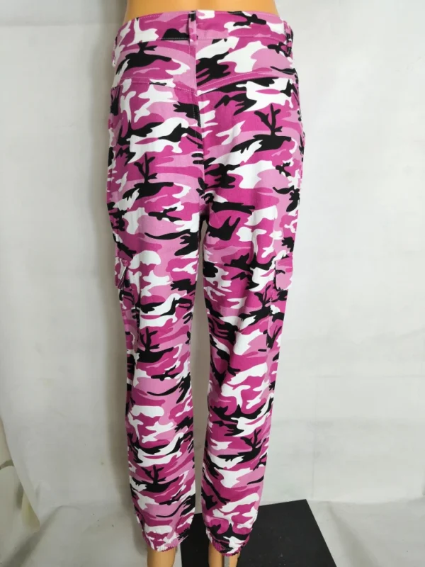 Pink camouflage joggers sold by 100 Spartans