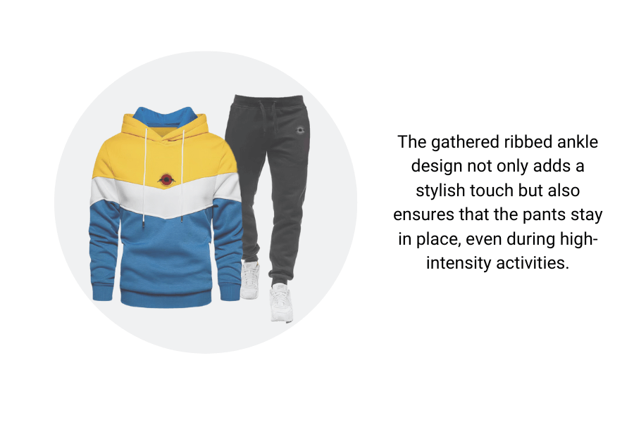 A multi-colored 2 piece tracksuit men's sold by 100 Spartans