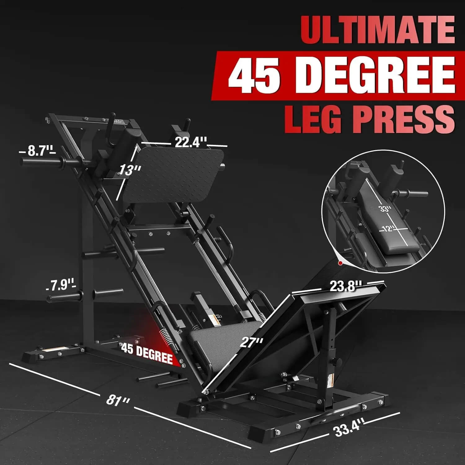 Leg Press Hack Squat Machine sold by 100 Spartans