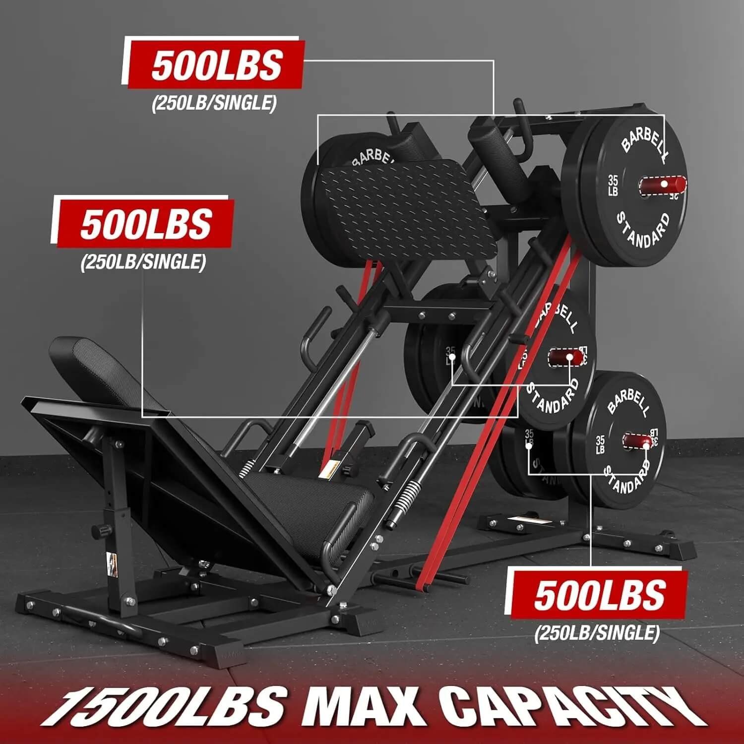 Leg Press Hack Squat Machine sold by 100 Spartans