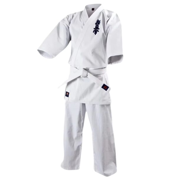 A 12oz white Kyokushin Karate Uniform sold on 100 Spartans