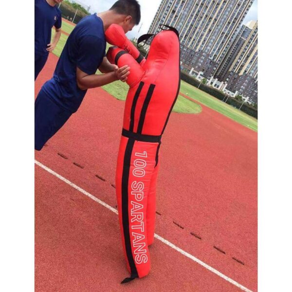 Humanoid punching bag sold by 100 Spartans